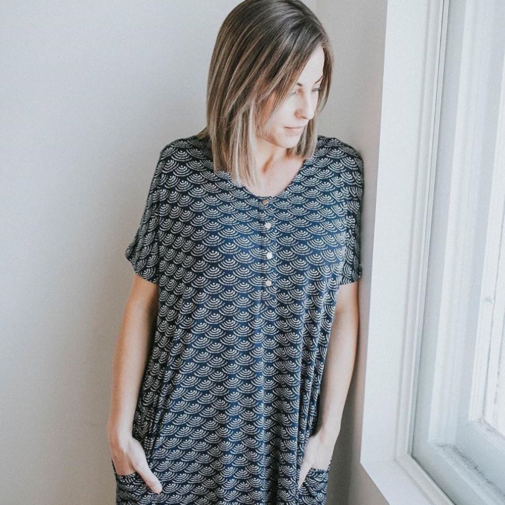 Classic House Dress by Nesting Olive- New